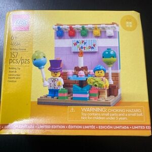 LEGO Birthday Celebration Set - Yellow, Blue, Pink